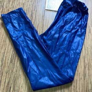 Fashion Nova Shiny Royal Blue Leggings